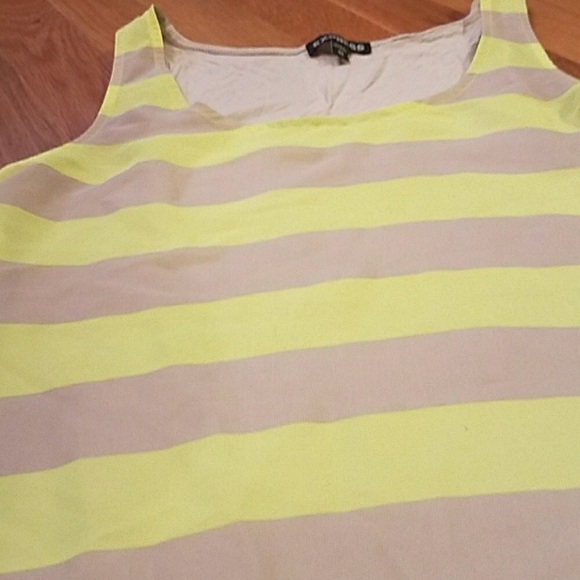 Express Nude Neon Striped Tank Size XS - Picture 2 of 3